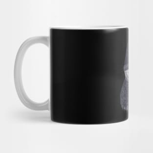 Super cat on black Mug